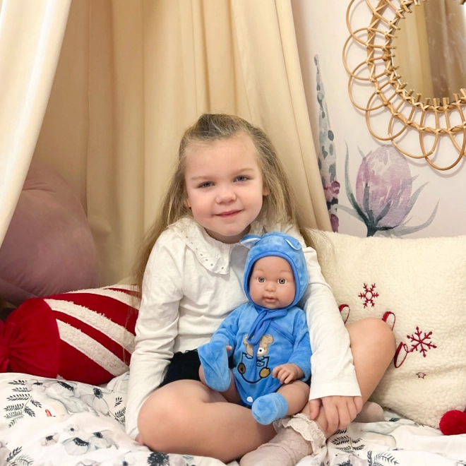 Woopie królowa lalka niemowlę w stroju misia 46 cm