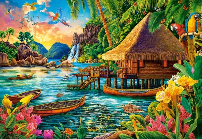 Puzzle 1000 elementów Tropikalna wyspa