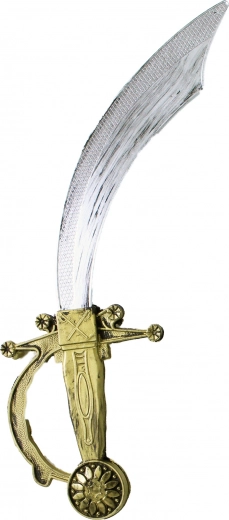 Ozdobny srebrny miecz