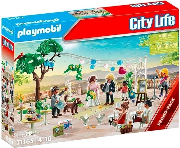 Zestaw figurek City Life Przyjęcie w ogrodzie ślubnym