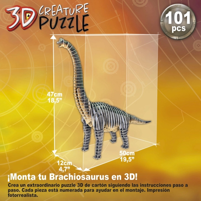 3D puzzle Brachiosaurus - 101 elementów