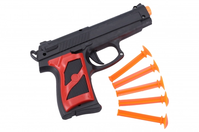 Zabawka pistolet z przyssawkami dla dzieci