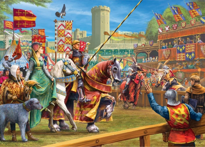 Puzzle Rycerski Turniej w Warwick, 1000 elementów
