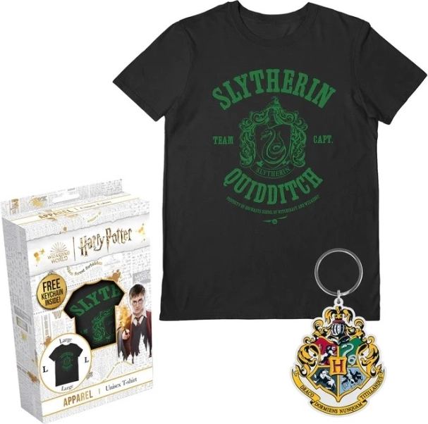 Koszulka Harry Potter Slytherin w pudełku prezentowym