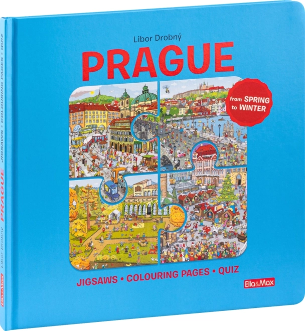 Przewodnik po Pradze: Puzzle, kolorowanki i quizy dla dzieci