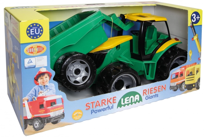 Lena Traktor bez łyżki i koparki z przyczepą