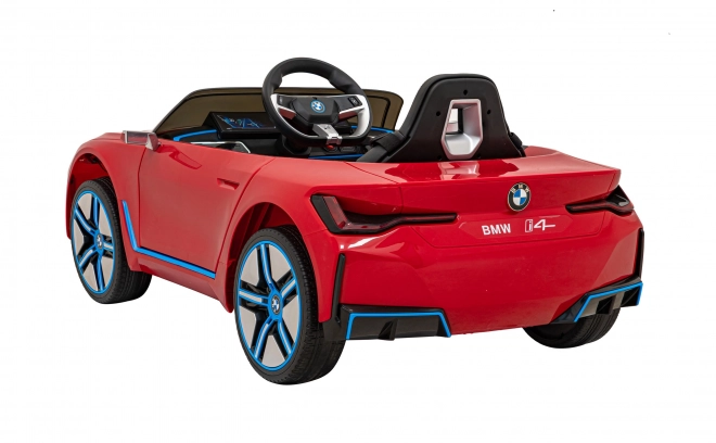 Samochód dziecięcy na baterię BMW i4 – Czerwony