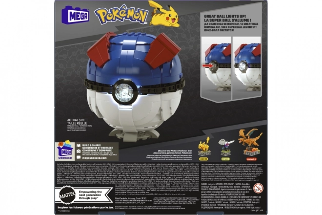 Zestaw Klocków Mega Construx Duża Kula Pokémonów
