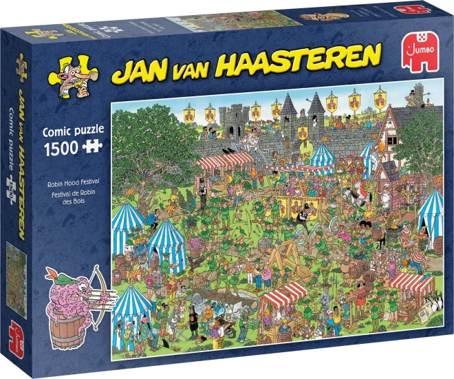 JUMBO puzzle Festiwal Robina Hooda 1500 elementów