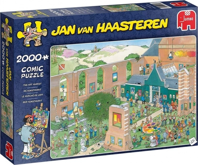 JUMBO Puzzle JvH Targ ze sztuką 2000 elementów