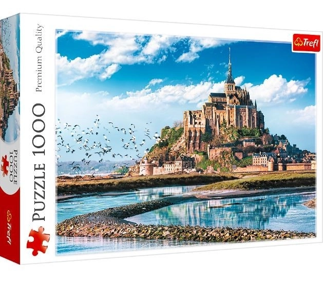 Puzzle 1000 elementów Mont Saint-Michel Francja