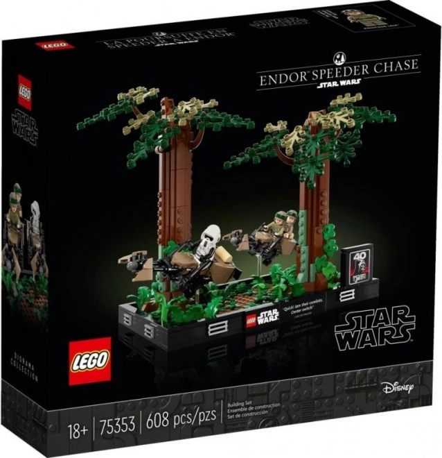 LEGO® Star Wars™ 75353 Pościg na ścigaczach na planecie Endor™ – diorama