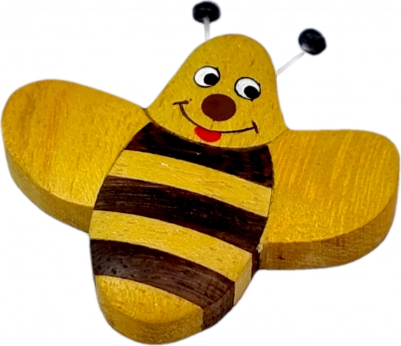 Drewniany magnes pszczoła – 2Kids Toys
