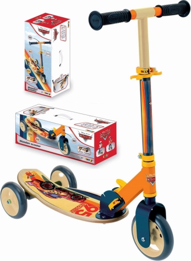Trójkołowa drewniana hulajnoga SMOBY CARS