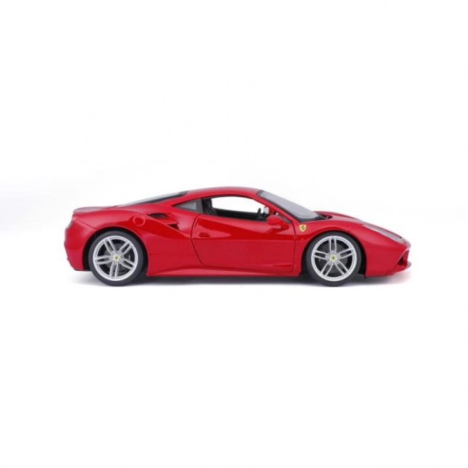 Metalowy samochód Ferrari 488 GTB czerwony