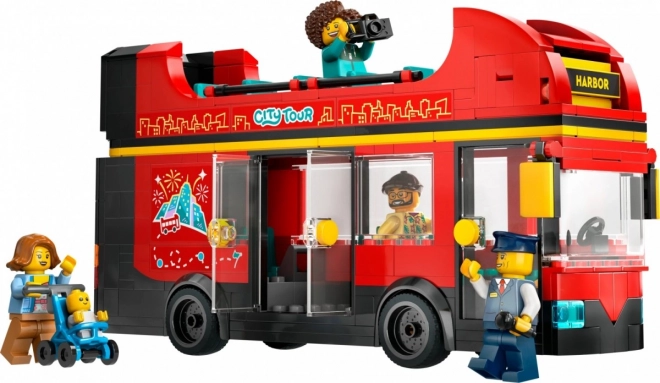 LEGO City 60407 Czerwony dwupoziomowy autobus wycieczkowy