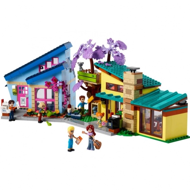 LEGO® Friends 42620 Domy rodzinne Olly'ego i Paisley