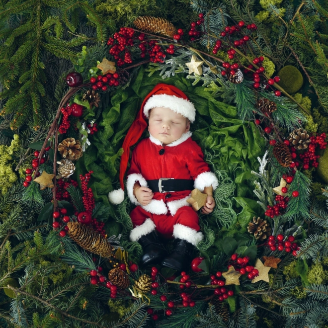 Kalendarz notatkowy Babies – Věra Zlevorová 2025, 30 × 30 cm