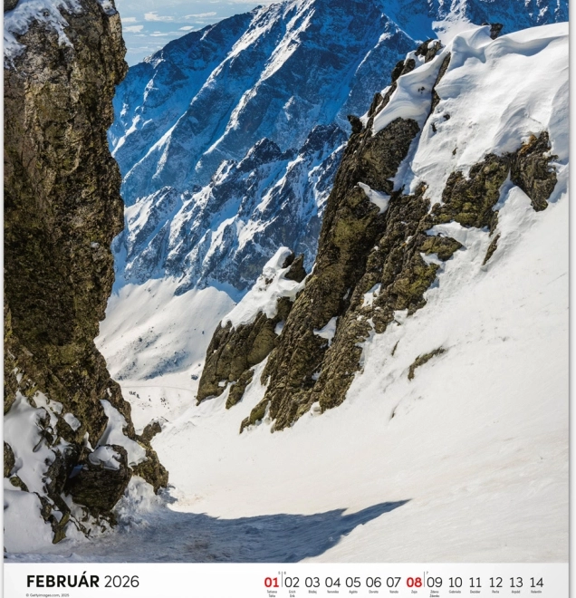 Kalendarz ścienny Tatry 2026