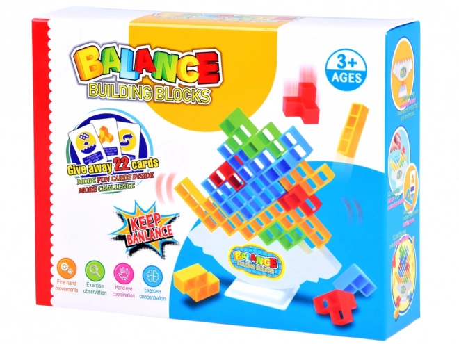 Klocki balansujące Wieża Tetris Gra 3D