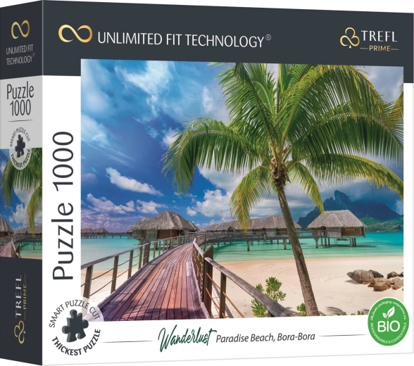 Puzzle TREFL UFT Wanderlust: rajska plaża na Bora Bora, 1000 elementów