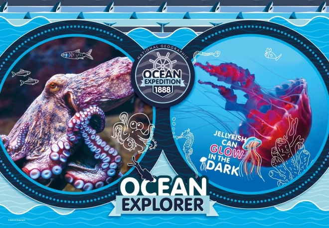 Puzzle National Geographic: Oceaniczna ekspedycja 180 elementów