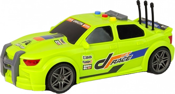 Jaskrawy driftowy design i aerodynamiczne linie