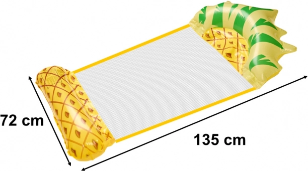 Materac dmuchany plażowy wodny hamak ananas