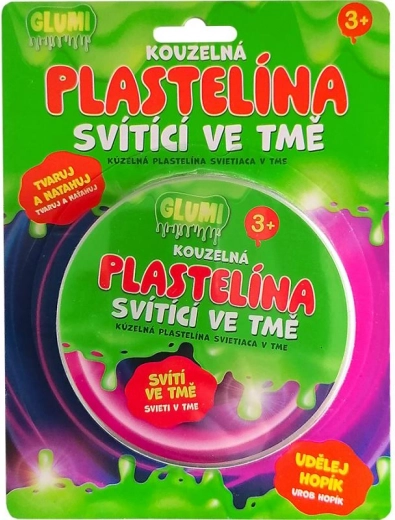 Magiczna plastelina świecąca w ciemności GLUMI