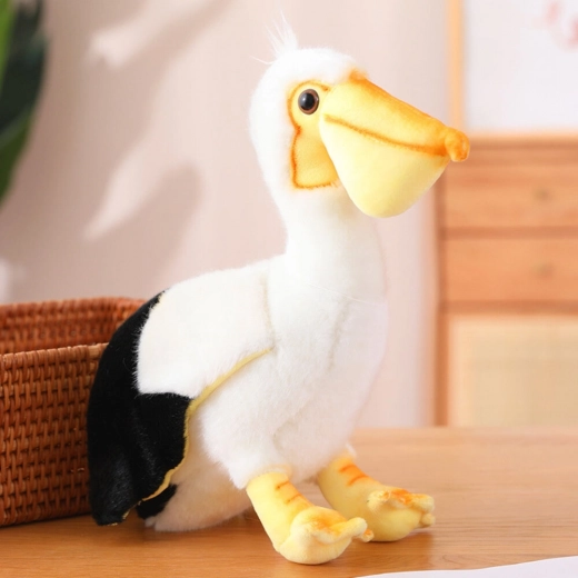 Pluszowy pelikan 24 cm – miękka, przytulna zabawka