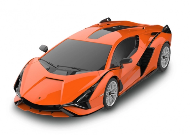 RC auto 1:24 Rastar Lamborghini Sian pomarańczowy