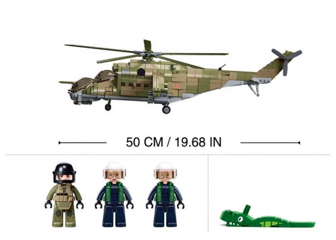 Sluban Bojowy śmigłowiec MI-24S M38-B1137