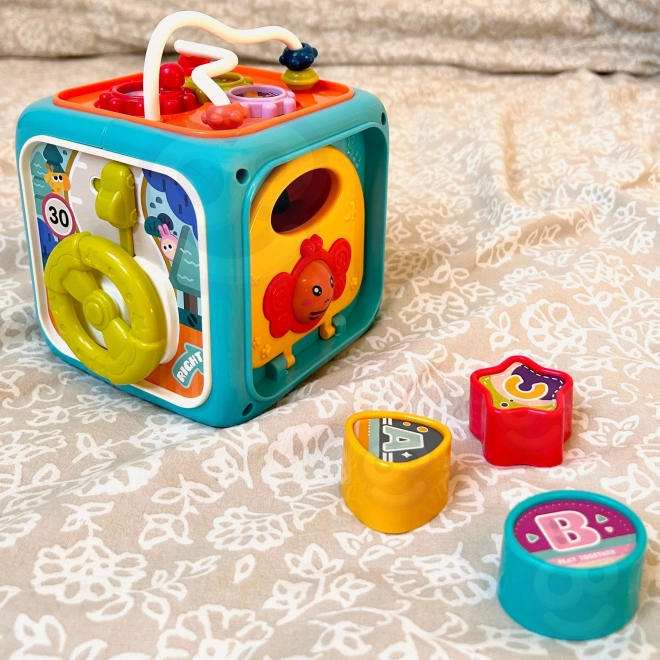 Interaktywna kostka sensoryczna Montessori 6w1