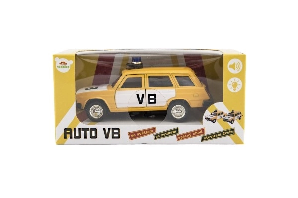 Radiowóz VB Lada Combi metal/plast 12 cm ze światłem i dźwiękiem