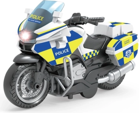 Policyjny motocykl z funkcją pull-back