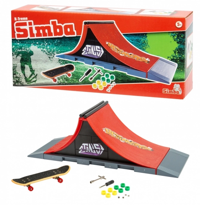 Mini skateboardowy zestaw WOT z rampą Ultimate