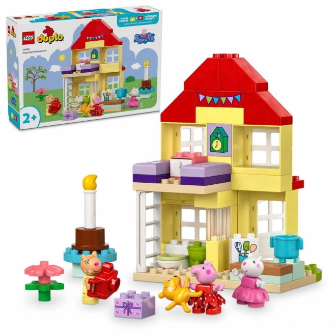 LEGO DUPLO 10433 Świnka Peppa i dom urodzinowy