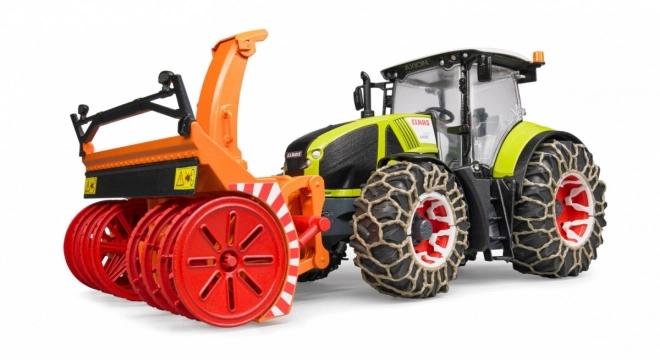 Bruder Traktor Class Axion 950 z odśnieżarką