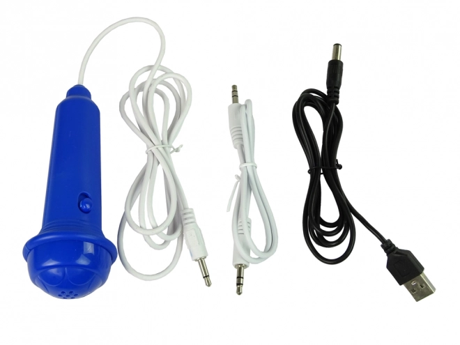 Elektryczna klawiatura fortepianowa dla dzieci Blue USB notes