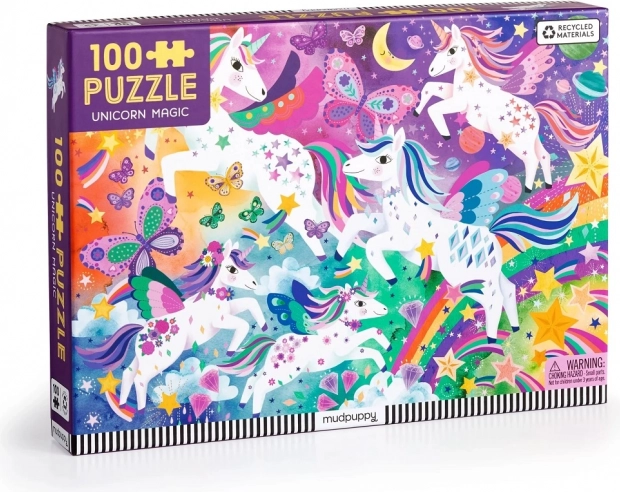 Puzzle Magiczne jednorożce 100 elementów