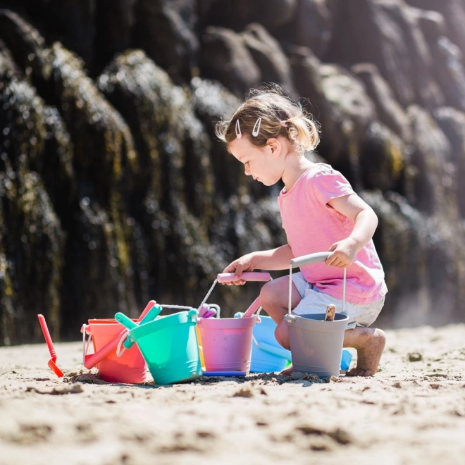 Bigjigs Toys Plażowy wiaderko niebieski