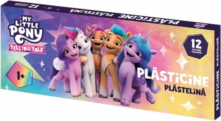 Plastelina ASTRA – 12 kolorów, motyw MY LITTLE PONY