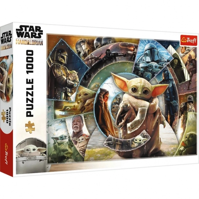 Puzzle 1000 elementów Droga Grogu