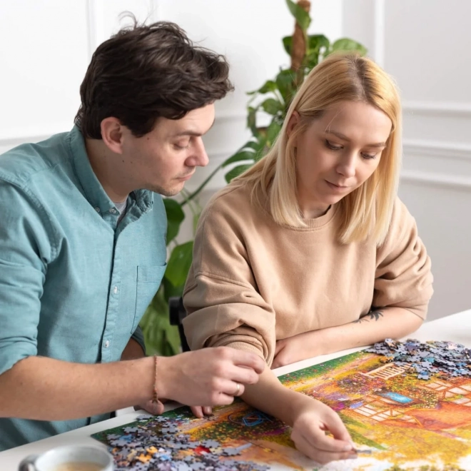 Puzzle 1000 sztuk Premium Plus Raj Zwierząt
