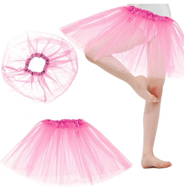 Tiulowa spódniczka tutu dla dzieci – Różowa
