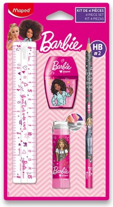 MAPED Zestaw do pisania Barbie 4 szt.