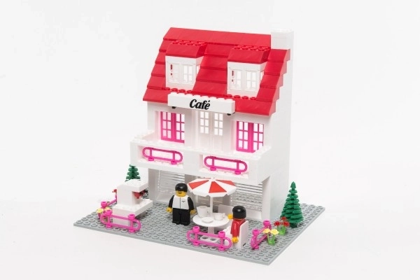 Klocki Cheva 18 Cukiernia plastikowa 215 sztuk w wiadrze 17x22x17cm
