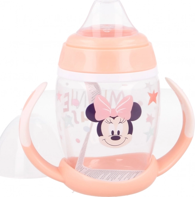 Kubek z uchwytami i silikonowym ustnikiem Minnie 270ml