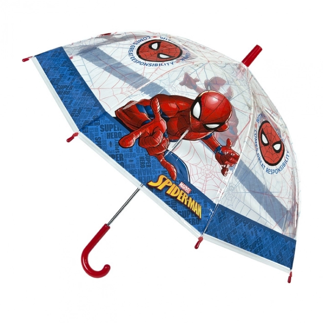Parasolka ręczna przezroczysta Spiderman