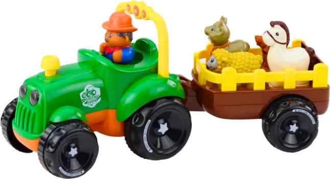 Interaktywny traktor ze zwierzątkami